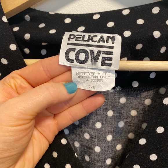 Vintage Polka Dot Pelican Cove Dress - Picture 6 of 6